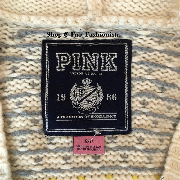 Victoria’s Secret PINK plush cardigan sweater size small - Picture 6 of 16